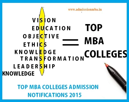 Top MBA colleges Admission Notifications