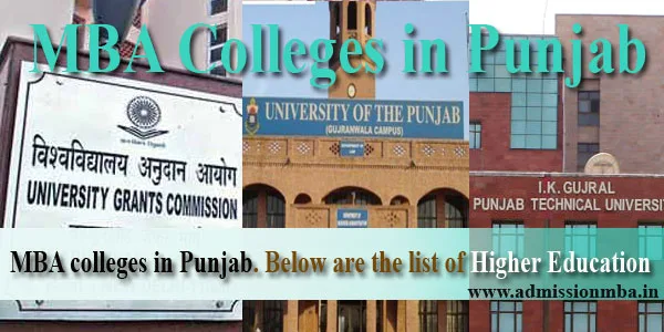 MBA Colleges in Punjab for higher education