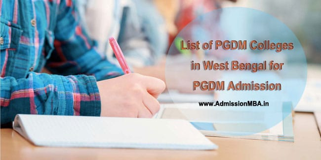 List of West Bengal PGDM Colleges