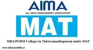 MBA/PGDM Colleges in Thiruvananthapuram under MAT