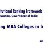 MBA Ranking NIRF India